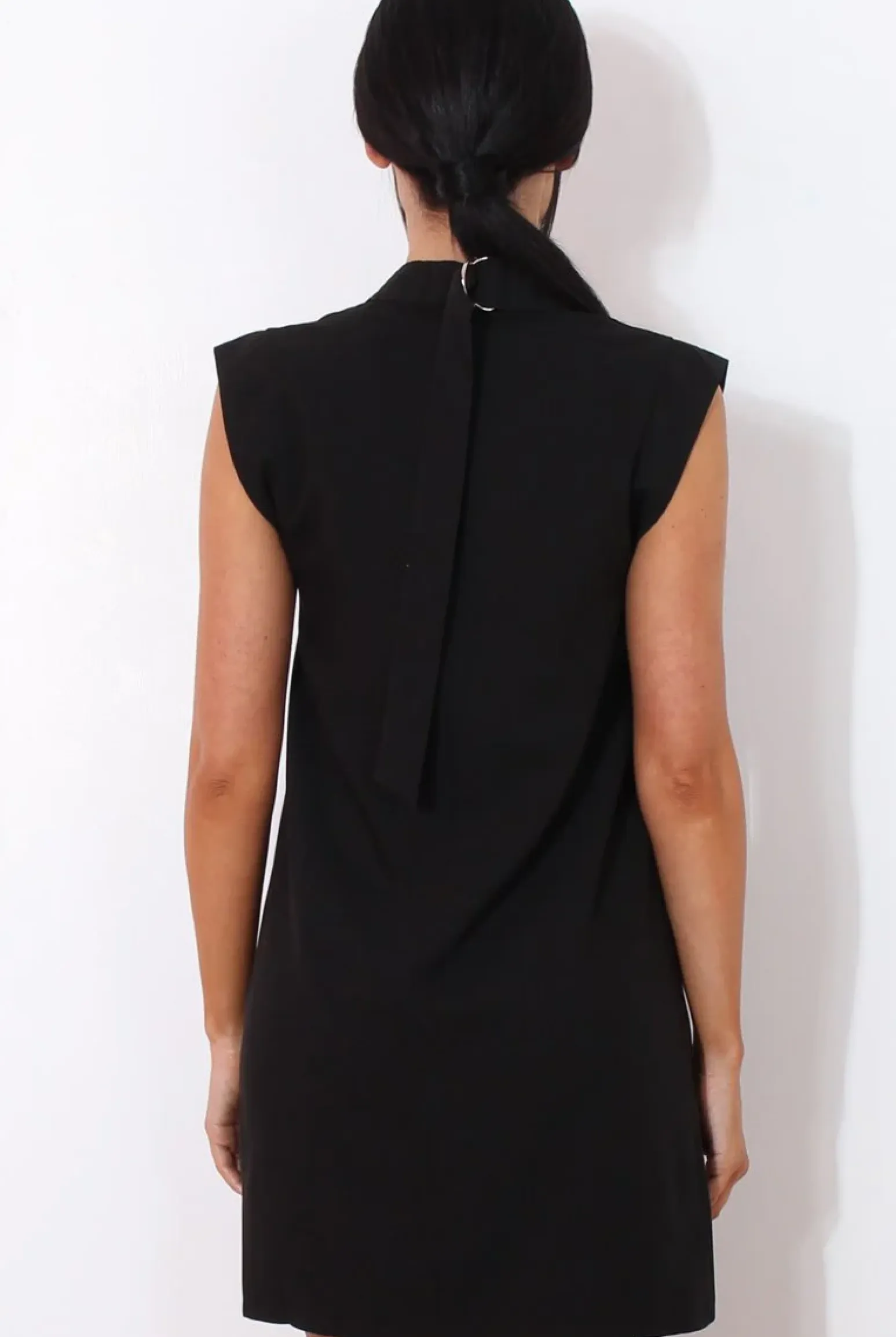 Rebellious Fashion Black Cut Out Dress-Miranda
