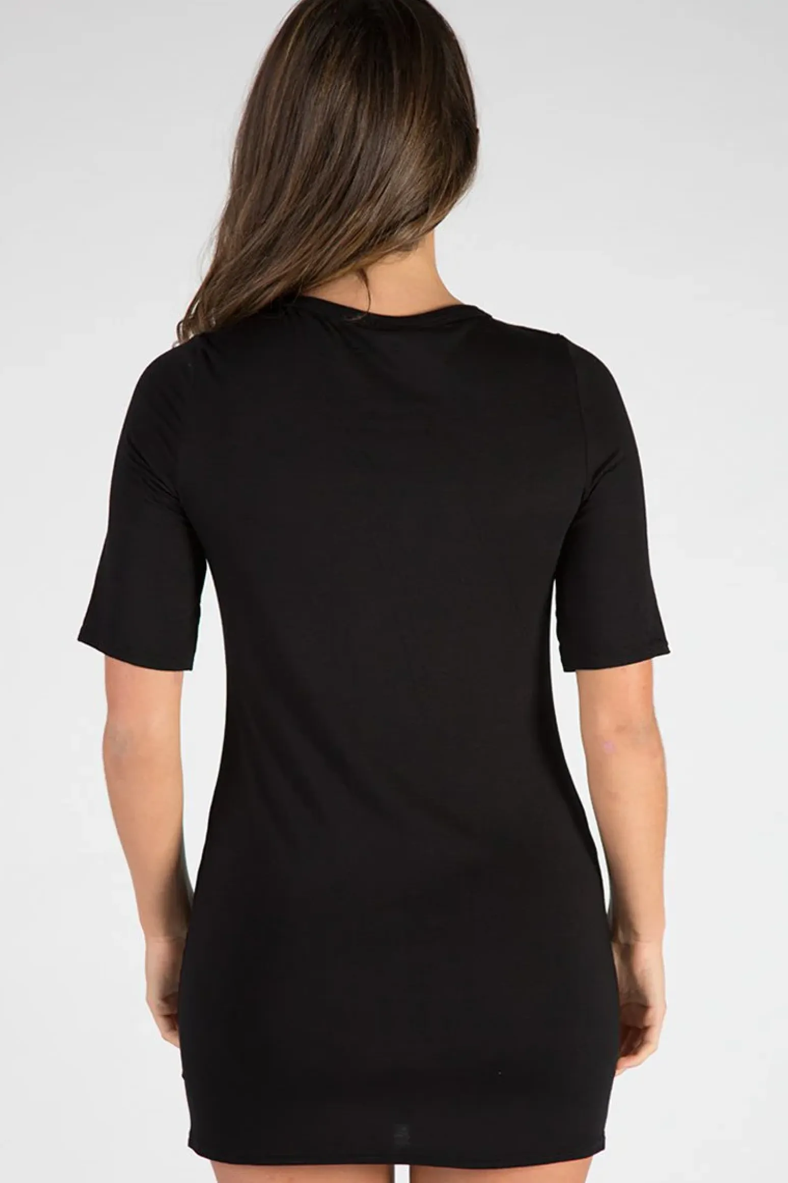 Rebellious Fashion Black Legendary Graphic Lace Up T Shirt Dress - Lolita