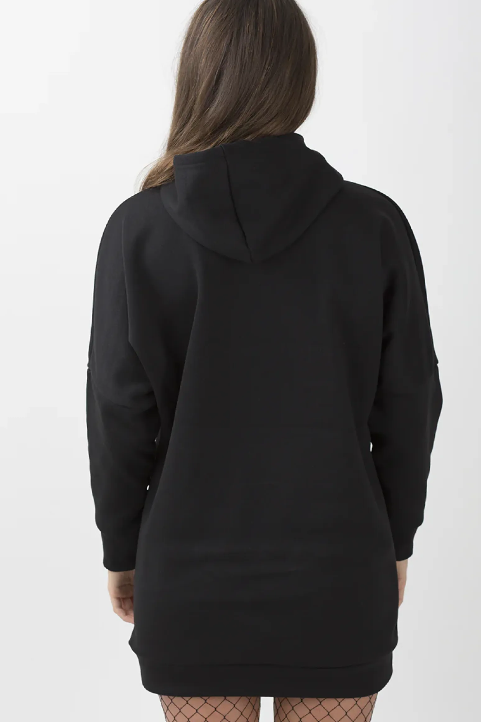 Rebellious Fashion Black 'Heritage' Graphic Print Oversized Hoodie - Violet
