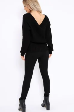 Rebellious Fashion Black High Waisted Shape Leggings - Binky