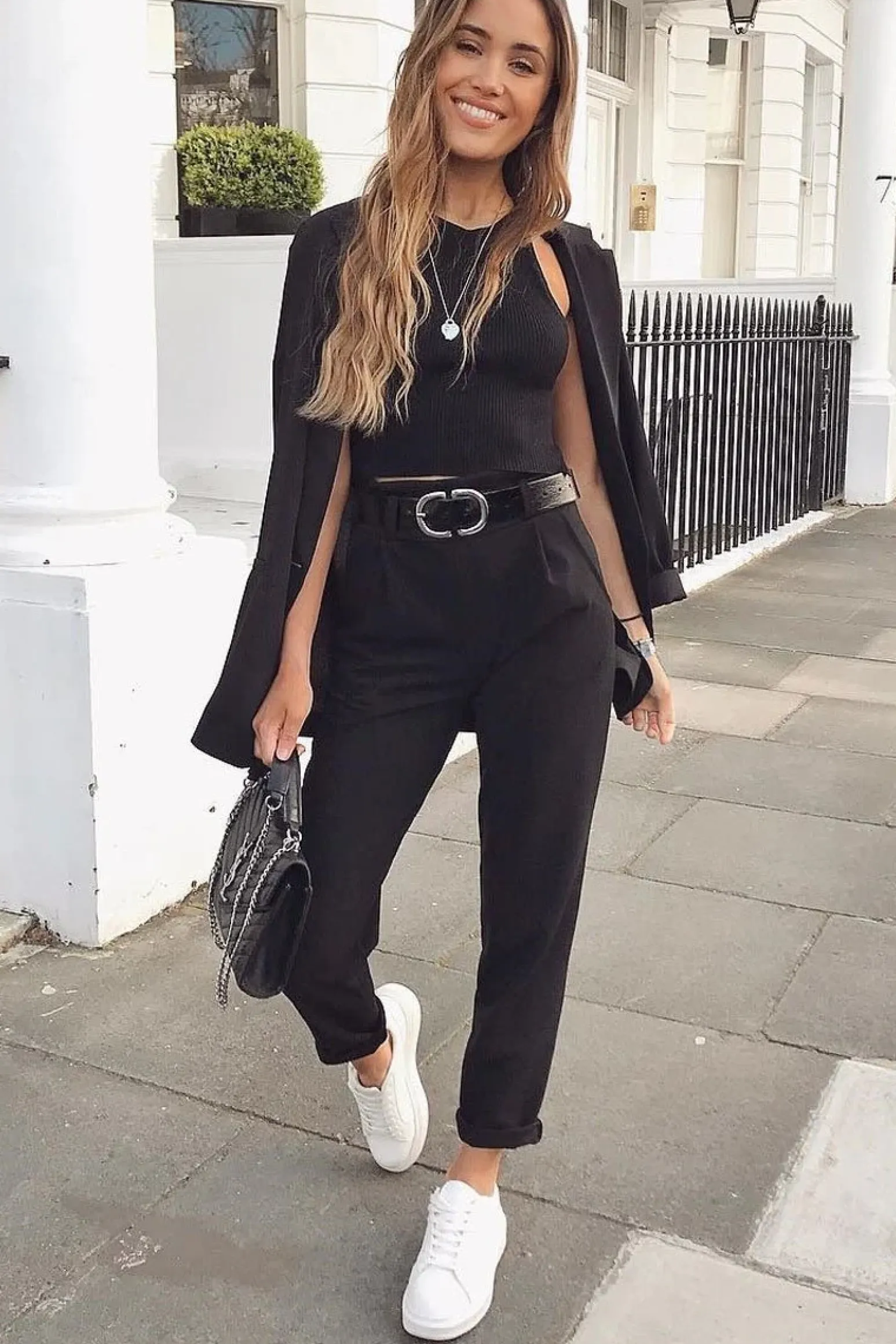 Rebellious Fashion Black Thick Rib Halter Neck Crop Top - Aariella