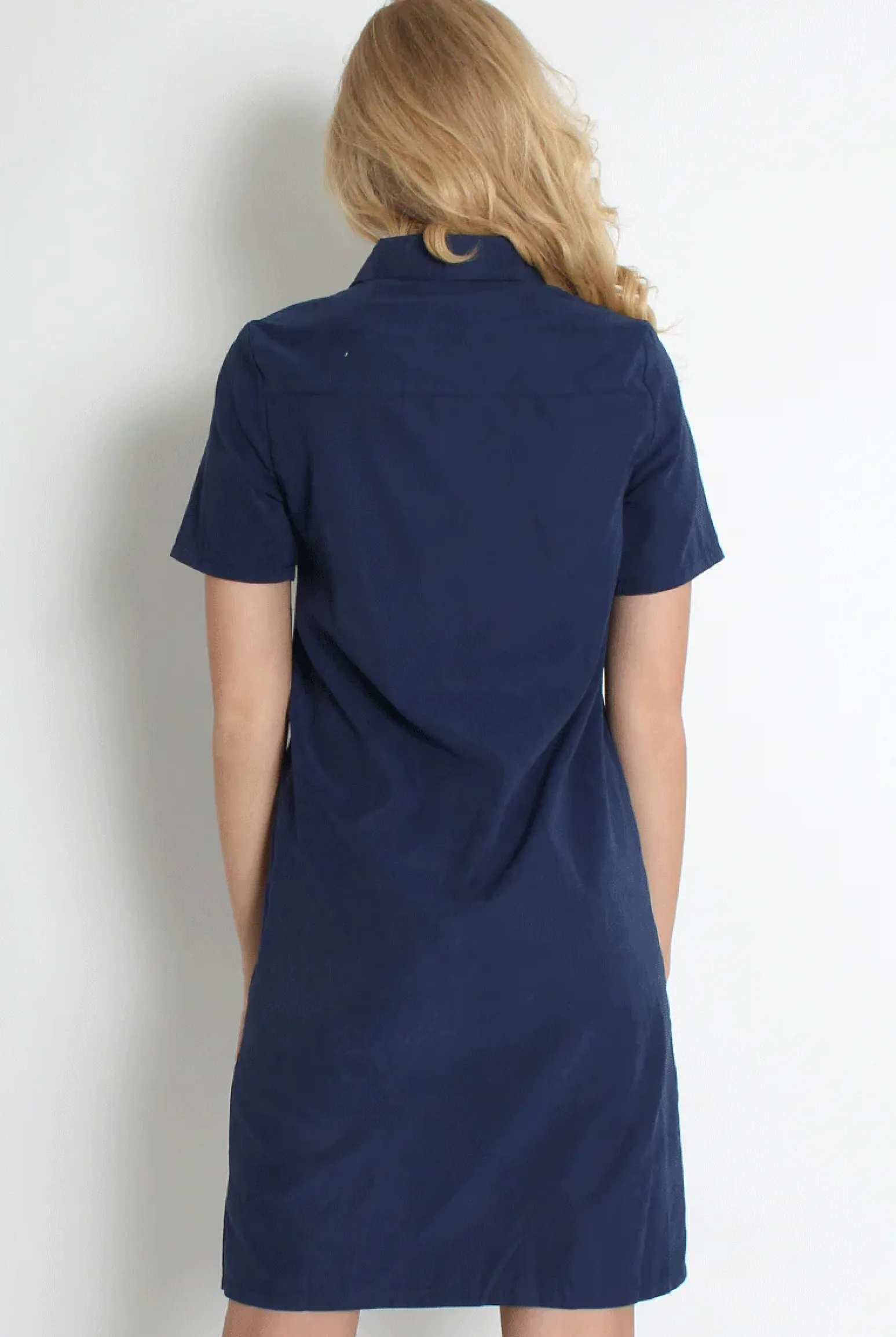 Rebellious Fashion Bliss Navy Shirt Dress