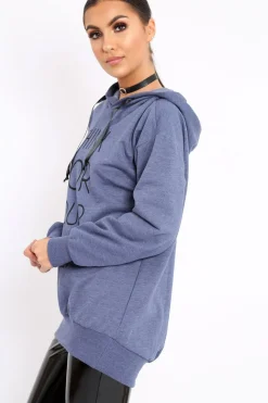 Rebellious Fashion Blue Think For Yourself Jumper - Acie