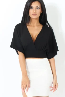 Rebellious Fashion Brody White Asymmetric Ribbed Skirt