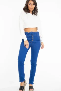 Rebellious Fashion Cream Long Sleeve Crop Top - Nolan