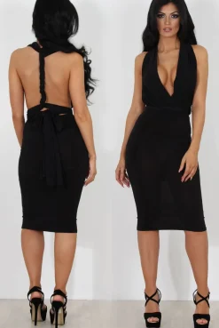 Rebellious Fashion Emma Black Multiway Dress
