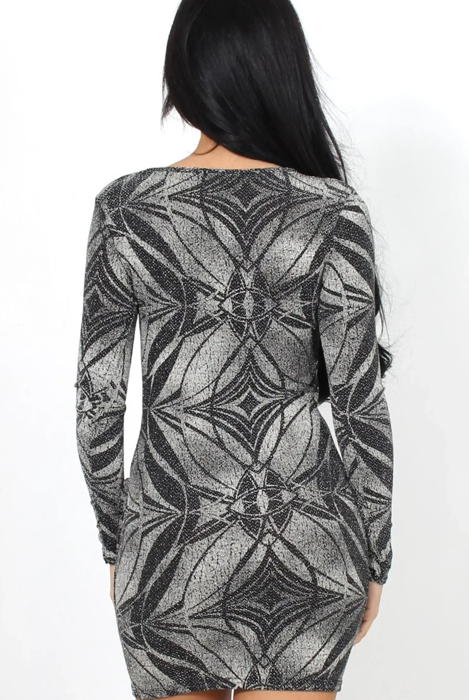 Rebellious Fashion Gebba Black Ruched Bodycon Dress