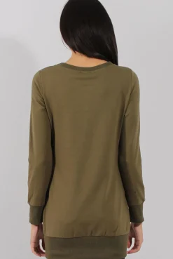 Rebellious Fashion Green Fluffy Ice Cream Jumper - Noella