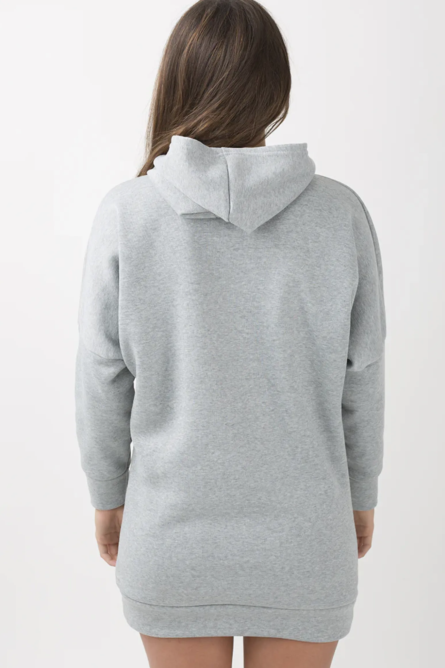 Rebellious Fashion Grey 'Heritage' Graphic Print Oversized Hoodie - Violet