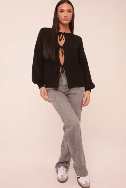 Rebellious Fashion Grey Stretch Mid Waist Straight Leg Denim Jeans - Phoenix