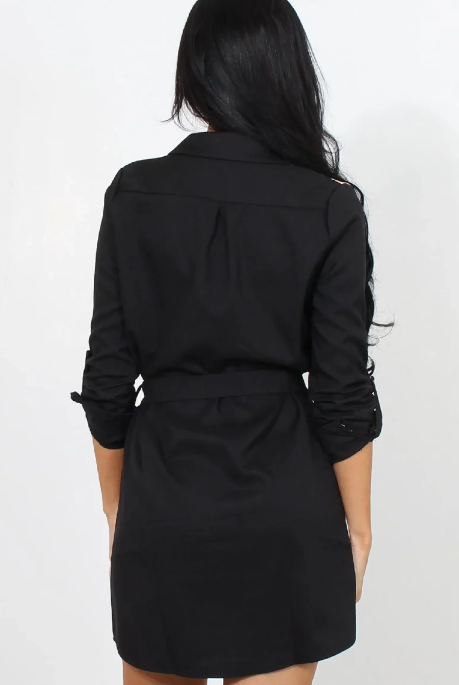Rebellious Fashion Harper Camel Panel Shirt Dress
