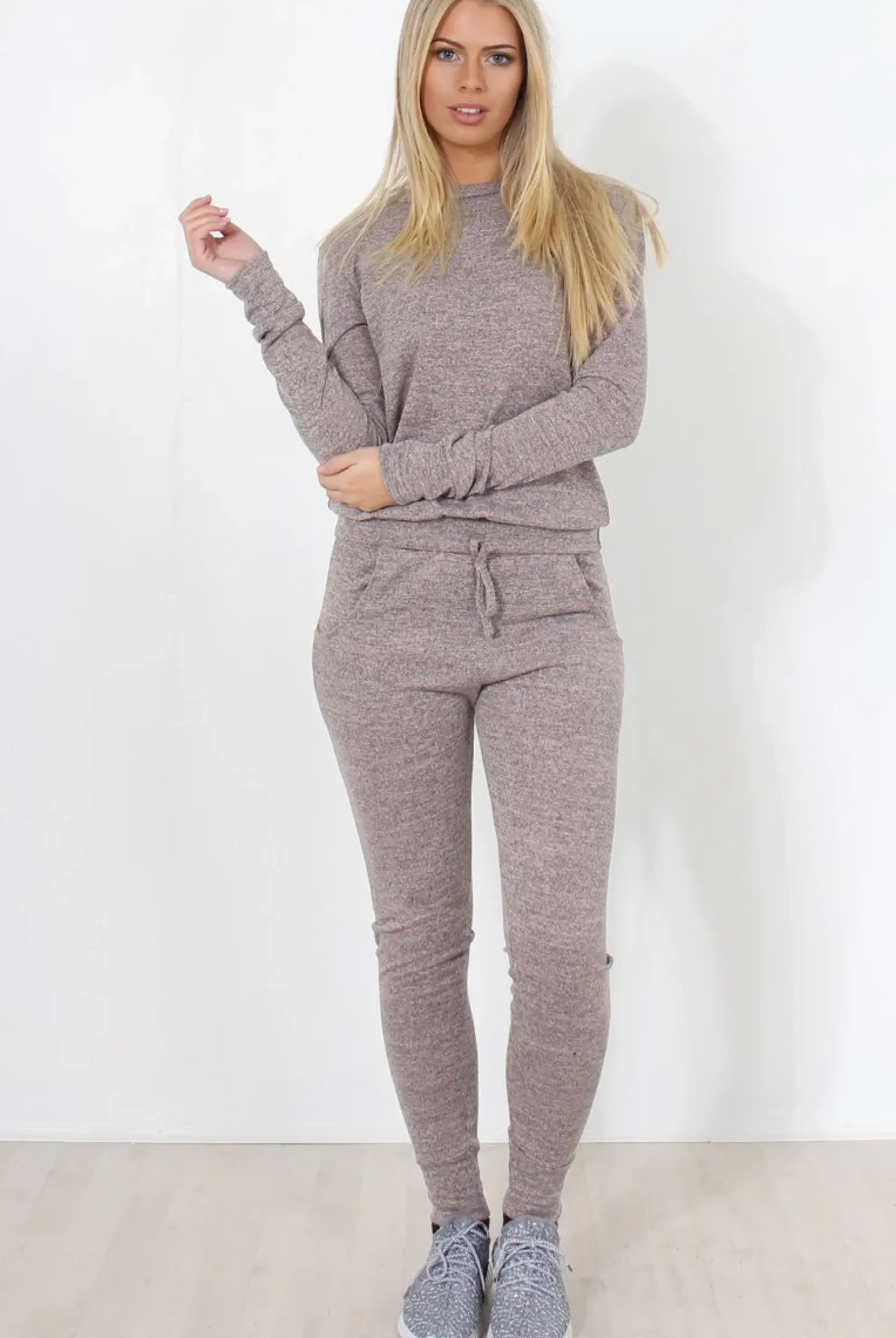 Rebellious Fashion Josie Nude Loungewear Set