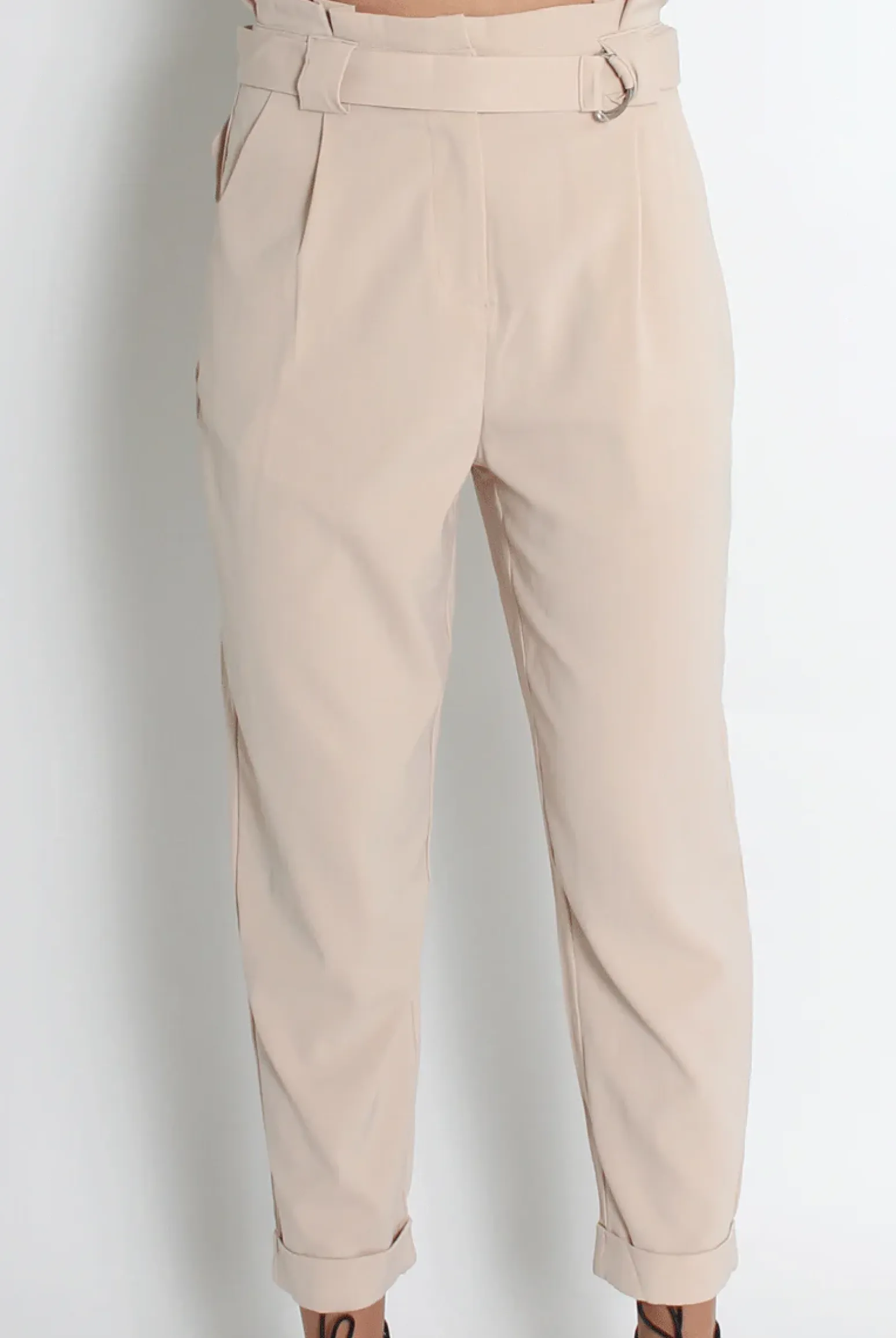 Rebellious Fashion Leanne Dusty Pink Cigarette Trousers