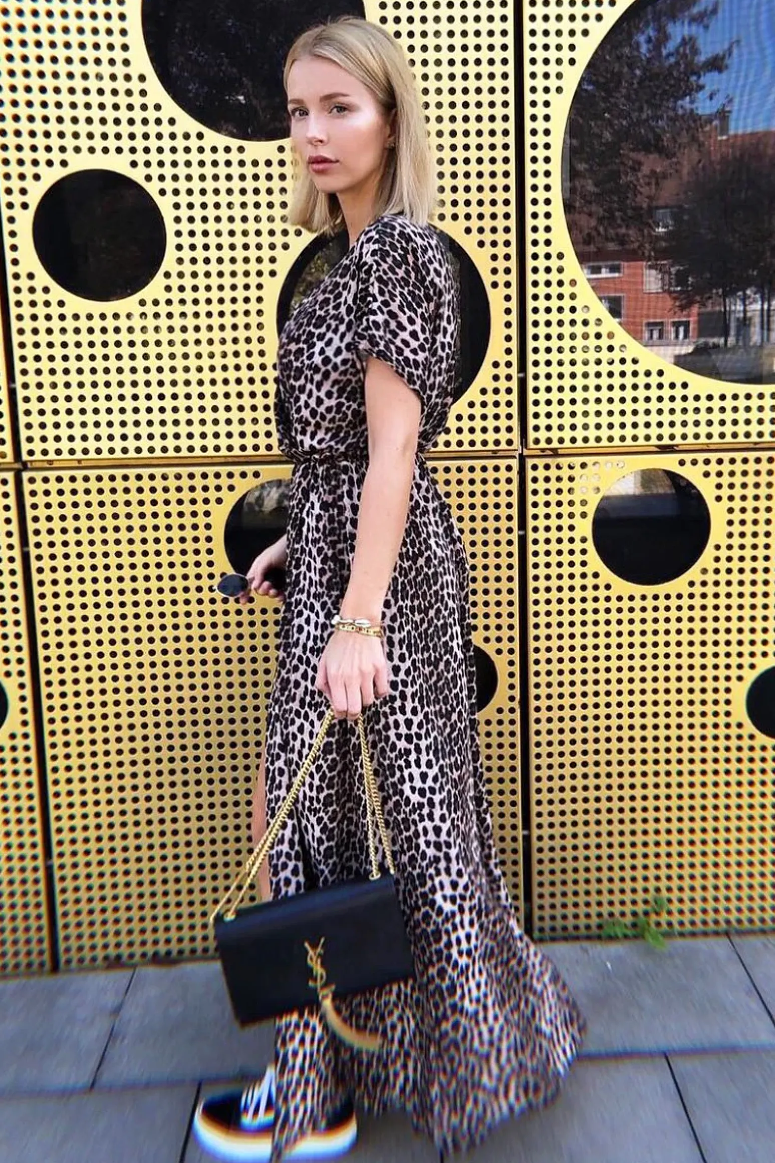 Rebellious Fashion Leopard Print Wrap Maxi - Harleigh