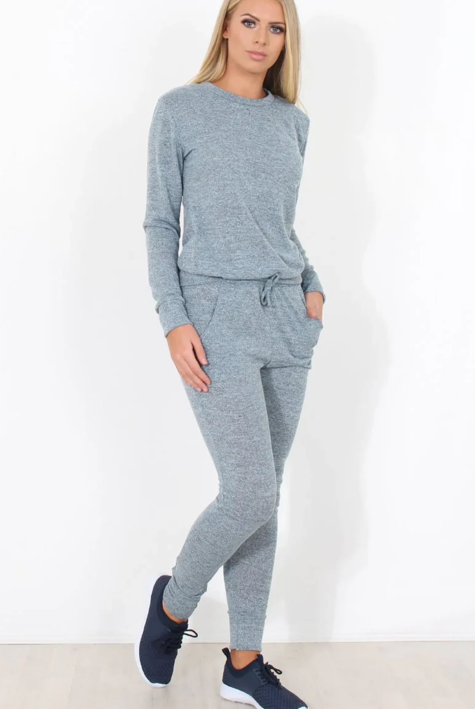Rebellious Fashion Light Blue Loungewear Set-Josie