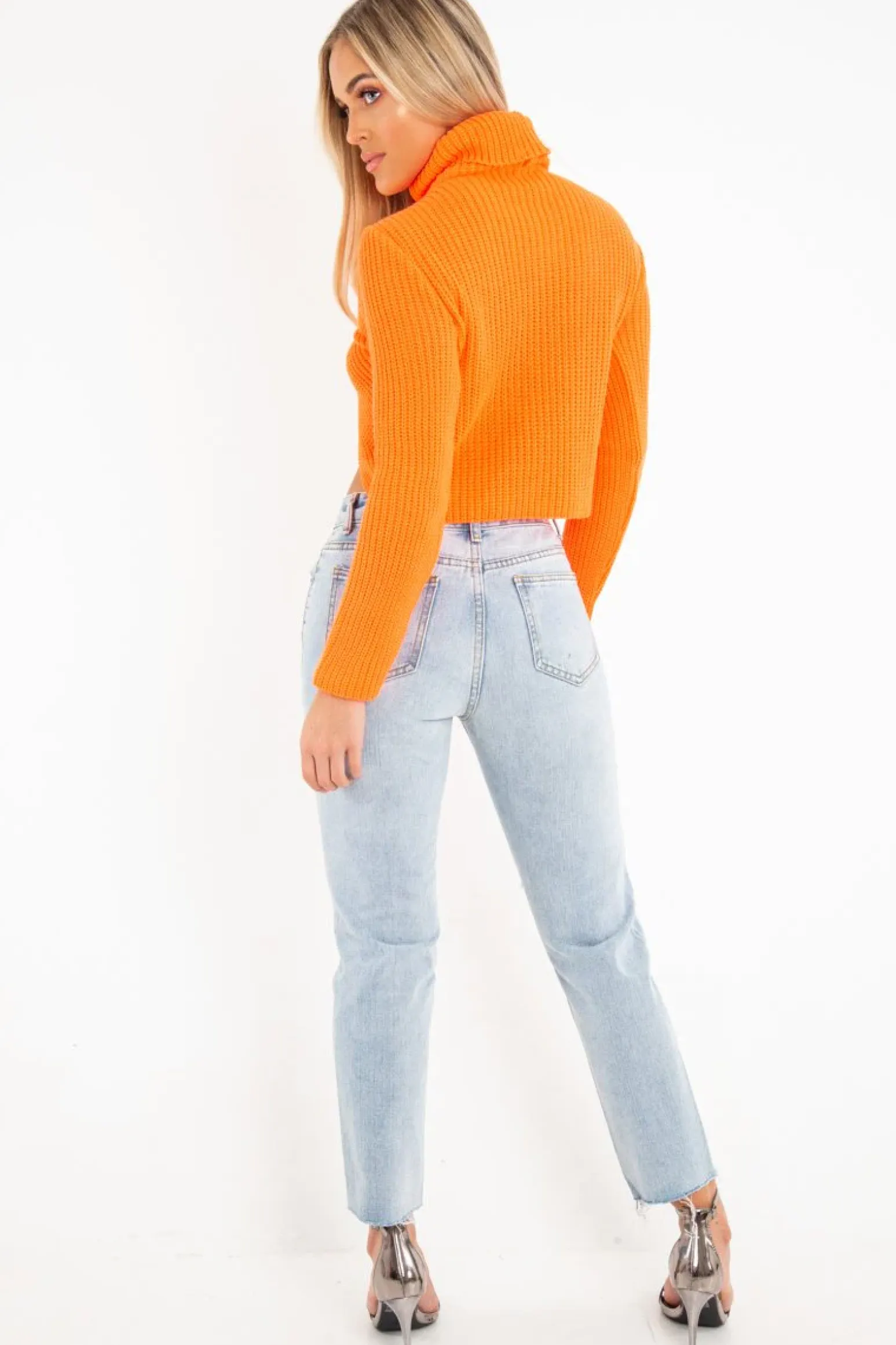 Rebellious Fashion Light Wash Extreme Front Rip Mom Jeans - Miko