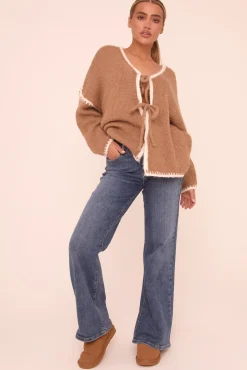 Rebellious Fashion Mid Blue Stretch Mid Waist Boot Leg Denim Jeans - Aurora