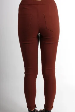 Rebellious Fashion Olivia Rust High Waisted Super Skinny Jeans