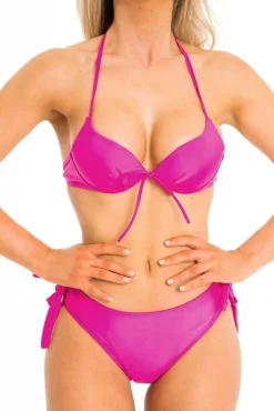 Rebellious Fashion Pink Mix and Match Triangle Bikini - Bronx
