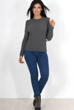 Rebellious Fashion Quinn Blue High Waisted Jeans