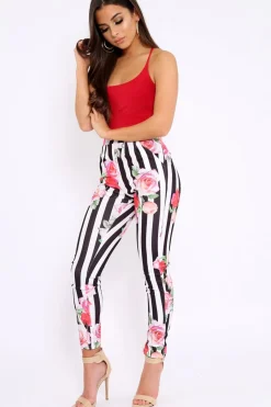 Rebellious Fashion Red Slinky Lace Up Back Bodysuit - Danella