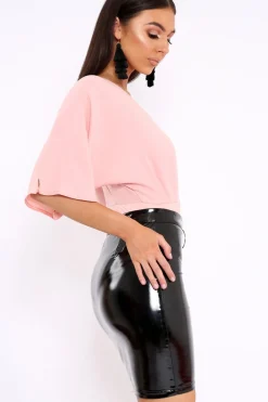 Rebellious Fashion Rose Plunge Bodysuit - Florence
