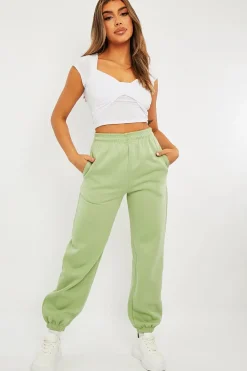 Rebellious Fashion Sage Oversized Joggers - Erica