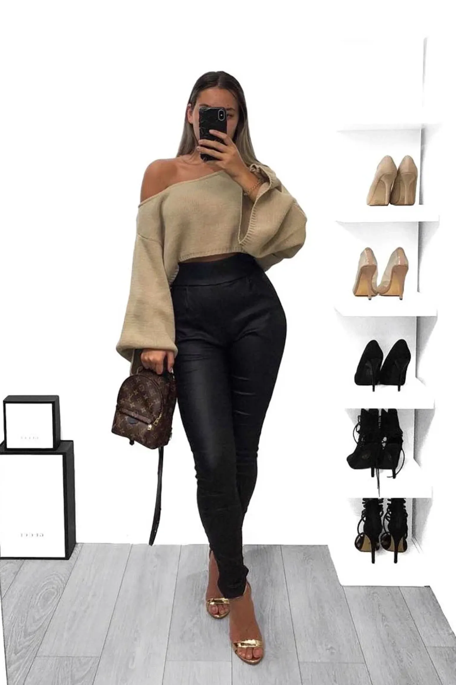 Rebellious Fashion Stone Cropped Batwing Jumper - Carmin