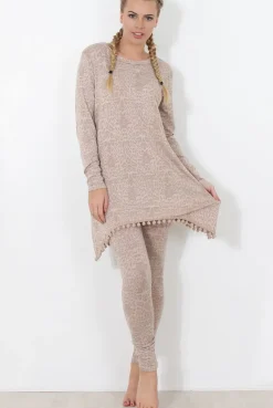 Rebellious Fashion Stone Print Loungewear Set - Haylee