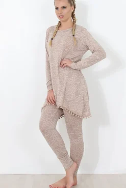 Rebellious Fashion Stone Print Loungewear Set - Haylee